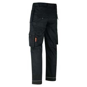 Pantalones de Seguridad Reflectantes de Dos Tonos, Ligeros, Rectos, de Fibra de Bambú y Algodón Personalizados, Ropa de Trabajo Informal para Hombre para Construcción OEM - Product Image 5