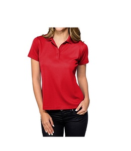 Venta directa de fábrica, camisetas de polo para mujer, camisetas de polo ajustadas para entrenamiento de gimnasio, camisetas de polo informales de manga corta de verano, servicio OEM personalizado - Product Image 2