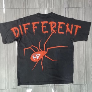 2025 gros personnalisé personnalisé mode personnalisé grand imprimé t-shirt décontracté surdimensionné T-Shirt avec impression numérique DTG - Product Image 6