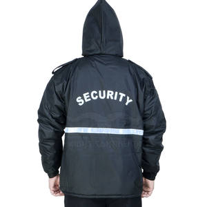 Chaqueta de seguridad a prueba de viento bolsillos laterales hombres chaqueta de seguridad cálida de buena calidad chaqueta de seguridad de manga completa - Product Image 3