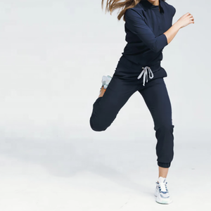 Conjuntos de uniformes de corte limpio con manga corta recortada y cuello alto para uso profesional - Product Image 5