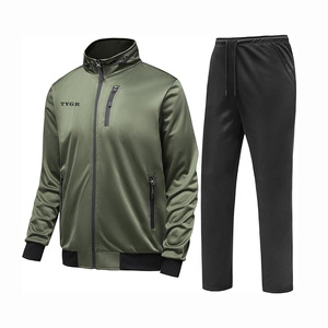 2025 nuevos chándales informales estampados para hombres, conjuntos informales para todas las estaciones para hombres, ropa de calle deportiva para correr de tela suave para invierno - Product Image 2