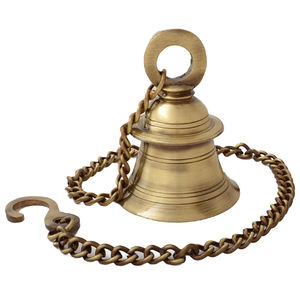 Campanas náuticas de latón antiguo, ancla de barco - Product Image 4