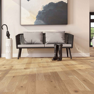 Parquet en chêne australien de luxe pour intérieur, lisse, naturel, à larges lames, 12 mm, imperméable, en bois d'ingénierie - Product Image 1