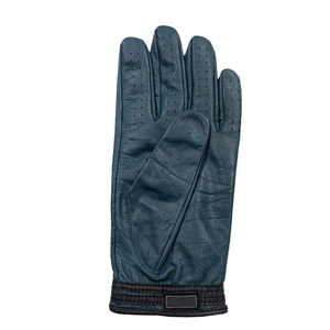 Professional Manufacture of Cheap High Quality Custom Men's Black Sheepskin Leather Golf Gloves - Product Image 5