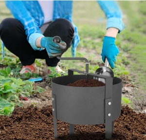 Döner toprak elek kir bahçe elek toprak elek, eleme Mesh kaya kum kir elek ile 13 "eleme filtresi, S ile kompost elek - Product Image 3