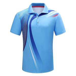 <b>Men's</b> Cotton for Polo <b>T</b>-<b>Shirt</b> Custom Sublimation Blank <b>T</b>-<b>Shirt</b> with 300 Grams Fabric Weight Solid Pattern and Front Logo - Product Image 4