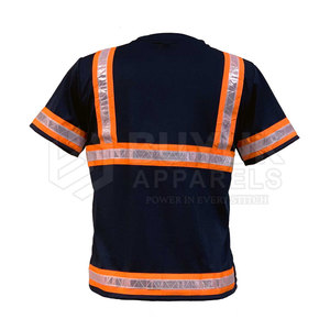 <b>Hi</b> <b>Vis</b> Short Sleeve Reflective Breathable 100% Polyester Regular Fit <b>Shirt</b> for Infrastructure Work High Visibility - Product Image 3