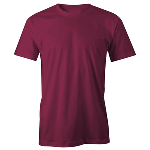T-shirt à manches courtes et col rond pour hommes du Bangladesh, 100% coton, avec épaules tombantes, logo personnalisé, grande taille, tendance - Product Image 1
