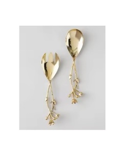 Newest Design Metal Silver <b>Salad</b> Server Spoon and Fork with Copper Antique Handle Wedding Tabletop <b>Salad</b> <b>Tools</b> Set - Product Image 4