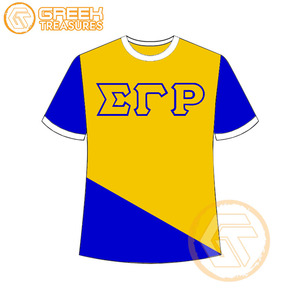 Vente en gros de t-shirt Sigma Gamma Rho pour femmes vêtements de sororité jersey de coton t-shirt respirant de haute qualité vêtements grecs pour femmes - Product Image 3