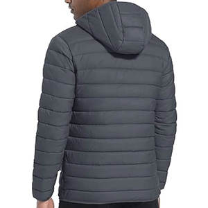 Chaqueta Acolchada con Capucha para Hombre, Elegante, Cortavientos, Térmica, Aislante, para Senderismo, Campamento y Viajes en Clima Frío al Aire Libre - Product Image 2