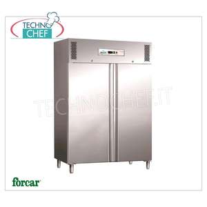 Equipo de Refrigeración Comercial Forcar G-GN1410TN, Gabinete de Acero Inoxidable 304 de 2 Puertas, 1325 L, Temperatura Ventilada - Product Image 2