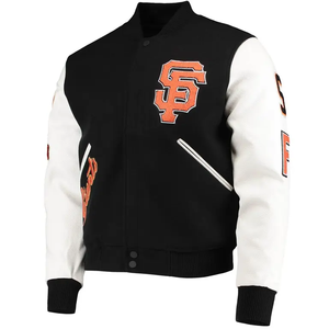 High Quality OEM Wholesale Hooded Varsity Winter <b>Jacket</b> Men High Street Style <b>Canvas</b> Fabric Stand Collar Front Logo Breathable - Product Image 1