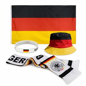 Bufandas, Cinturones, Gorras y Gorros con Banderas de Alemania y Otros 47 Equipos, Accesorios de Regalo para Aficionados al Fútbol - Product Image 1