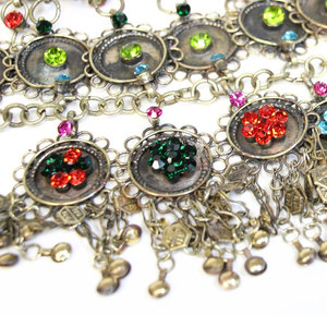Tailles et couleurs personnalisées Ensembles de bijoux de mode afghan de luxe vintage pour vêtements de mariage pour femmes - Product Image 5