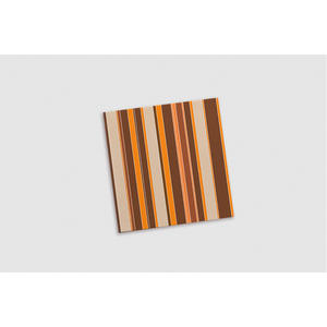 Serviettes en papier imprimées Linde marron 40x40cm, ultra douces, 600 pièces, B2B - Product Image 1