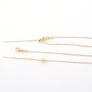 Design exquis véritable amazonite à facettes coupe phase de lune pendentif plaqué or câble chaîne aiguille réglable collier céleste - Product Image 5