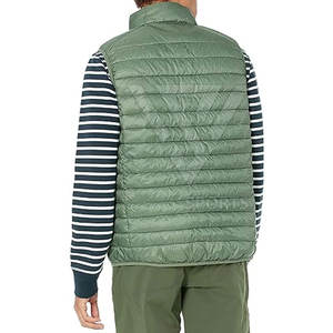 Veste matelassée d'hiver pour homme, style streetwear, couleur unie, col montant, séchage rapide, respirante, tissu nylon/polyester - Product Image 2