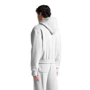 Conjunto Deportivo Personalizado para Hombre con Sudadera con Doble Cremallera y Pantalones Acampanados, Hombros Caídos, 100% Algodón Felpa, Diseño con Logotipo Personalizado - Product Image 2