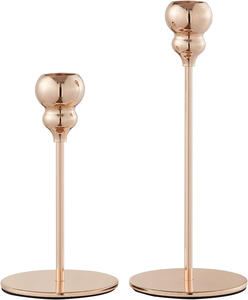 New <b>Rose</b> <b>Gold</b> Color Metal <b>Candle</b> Stand With Customized Color and Size for Home and Christmas Decoration - Product Image 1