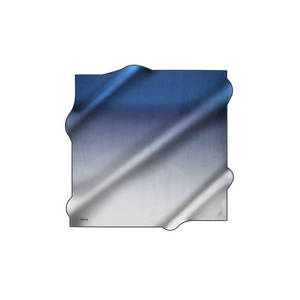 Blue Grey Gradient Silk <b>Square</b> <b>Scarf</b> - Product Image 1