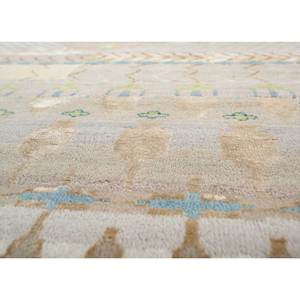 Tapis Manchaha en laine et soie de bambou noués à la main, couleur ivoire, épaisseur 10 mm, motif géométrique abstrait, rectangulaire, pour couloir et maison - Les-2550 - Product Image 3