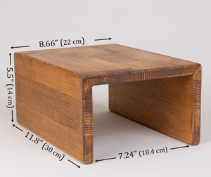 Vendita all'ingrosso di legno di pino artigianale bracciolo tavolo semplice e funzionale in legno divano vassoio - Product Image 3