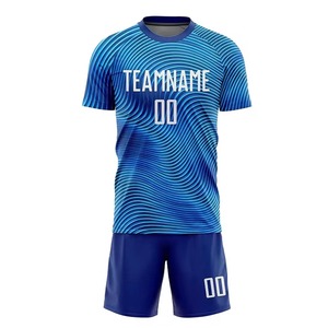 Nuevo diseño OEM diseño personalizado hombres jóvenes conjuntos de uniformes de fútbol impresión por sublimación de alta calidad equipo de fútbol desgaste uniforme de fútbol - Product Image 6