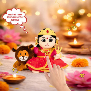 Muñeca de Peluche Devi Durga, Tamaño Mediano, Juguete de Tela Suave para Niños, Hecho con Material de Peluche Seguro para Niños, Apto para Jugar - Product Image 6