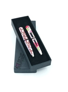 Pinzas de Cejas de Acero Inoxidable con Punta Puntiaguda Antiestática de Alta Calidad, Herramienta de Belleza Ecológica y Ligera con Logotipo Personalizado - Product Image 3