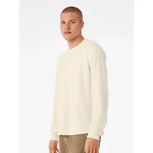 T-shirt promozionali personalizzate a maniche lunghe, modello boxy, per gadget aziendali - Product Image 4