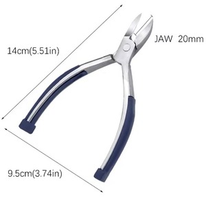 Cortaúñas Curvo de Alta Resistencia, Herramienta de Pedicura, Cuidado de los Pies, Cortaúñas para Podólogos, para Uñas Gruesas y Encarnadas, Uso en Dedos - Product Image 3