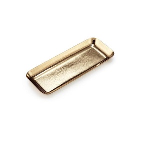 Bandeja decorativa grande, bandejas de servicio de Metal con acabado múltiple para el tema moderno, tamaño y diseño personalizado, venta al por mayor - Product Image 5