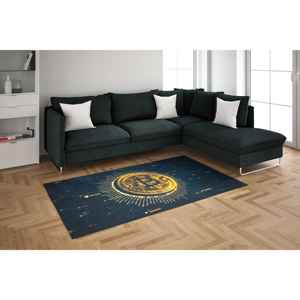 Alfombra Crypto Money - Alfombra Impresa con Diseño Moderno Antideslizante, Alfombra Delgada No Tejida - Product Image 4
