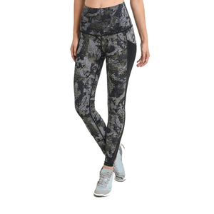 2024 Best Design Full-Length Gym Fitness <b>Leggings</b> for Women Multi-Color Sublimated <b>Polyester</b> Knitted Customizable Logo Waist - Product Image 4