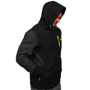 Chaqueta Parka cálida de invierno para hombre, abrigo de algodón con forro de Sherpa con capucha desmontable, ropa Popular para exteriores, abrigo ligero - Product Image 5