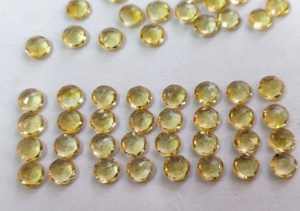 กุหลาบทรงกลมสีเหลืองมะนาวธรรมชาติตัดขนาด3มม. คุณภาพสูง - Product Image 4