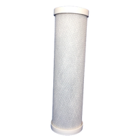 Cartouche de filtre à eau domestique par osmose inverse avec bloc de charbon actif et capacité de 5-10 microns, garantie 1 an
