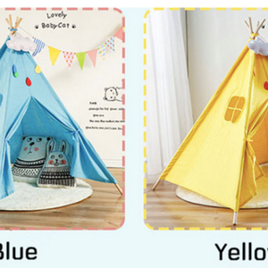 Tente de jeu pliable en toile de coton pour enfants, tente de jeu pop-up souple pour le jeu et les activités sportives pour les enfants de tous âges - Product Image 4