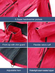 Meilleure veste d'assaut chauffante Vestes d'extérieur coupe-vent et imperméables pour hommes 100% fermeture en polyester/polyester/nylon - Product Image 3