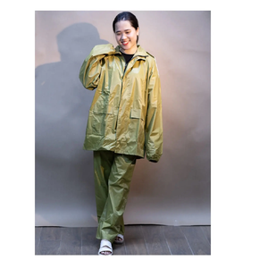 Chaqueta y pantalones impermeables 190T Tela de nailon OEM Ropa impermeable universal de género para una sola persona para motocicleta/Electrombile de Vietnam - Product Image 6