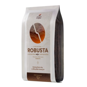 เมล็ดกาแฟคั่ว Honee Coffee Robusta 500กรัม/ถุงราคาขายส่งต้นกำเนิดเดียวที่โรบัสต้าเติบโตได้เกรดสูงในฟาร์มเวียดนาม - Product Image 3
