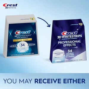 Crest 3D Whitestrips Professional Effects + Luz LED – Kit de Blanqueamiento Dental, 1 Luz + 20 Tratamientos, Cada Tratamiento con 1 Superior/1 Inferior - Product Image 4