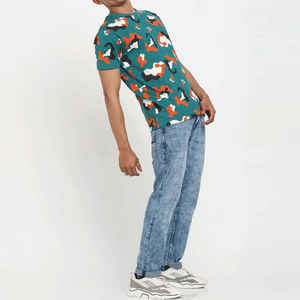 Logotipo personalizado 100% algodón manga corta Tallas grandes camisetas para hombres venta al por mayor algodón en blanco ropa casual camiseta - Product Image 5