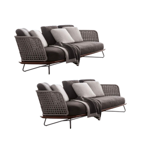 Meubles modernes d'extérieur et de salon canapé en tissu canapé de jardin à trois places super confortable direct d'usine - Product Image 2