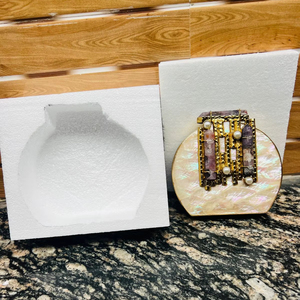 คลัทช์ทองเหลือง2025กับแม่ของไข่มุกโมเสกงานสำหรับเป็นของขวัญงานแต่งงานงานเลี้ยงแม่ของมุกกระเป๋าคลัทช์ทองเหลืองกับทอง - Product Image 2