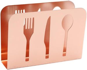 Dispensador de servilletas de acero inoxidable independiente para cafetería y restaurante, soporte de Metal para mesa para uso en la cocina - Product Image 6