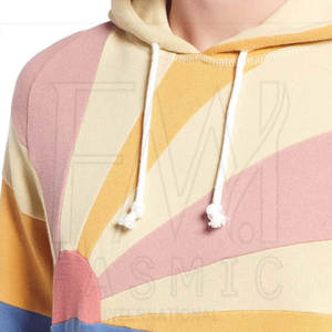 เสื้อมีฮู้ดสวมหัวมีฮู้ดแฟชั่นสำหรับผู้ชายเสื้อฮู้ดแบบสวมหัวสำหรับสไตล์ลายที่กำหนดเองระบายอากาศได้พร้อมแขนยาว - Product Image 5