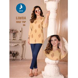 Nouvelle collection de mode Maruti, collection moderne, haut court fantaisie pour femmes, imprimé en relief, tissu en rayonne, décontracté, indien/pakistanais - Product Image 1